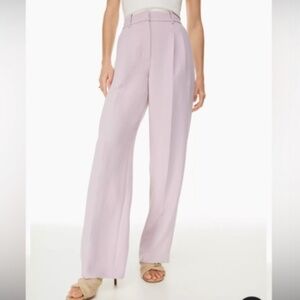 Aritzia The Effortless Pants in Cloudy Lilac (light purple) #workpants